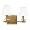 Quoizel Kelsey Glen 2-Light Weathered Brass Vanity Light KLS8616WS - alternate 5